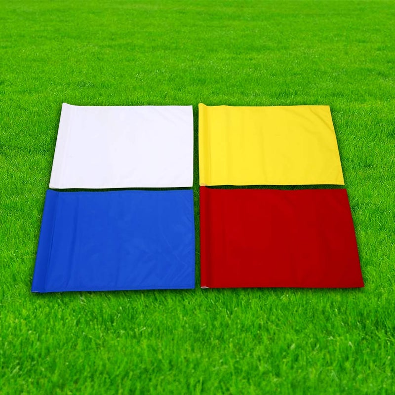 KONDAY Golf Flag,Nylon Training Putting Green Flags,Indoor Outdoor Backyard Garden Portable Golf Target Flags,19.7 * 13.4 inch (4 set) - Image 5